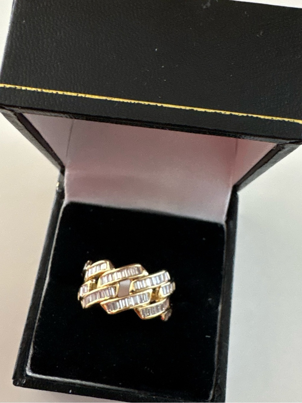 Bomb Party April26 Catwalk Worthy Ring RG66957 Diamond CZ Gold Plating